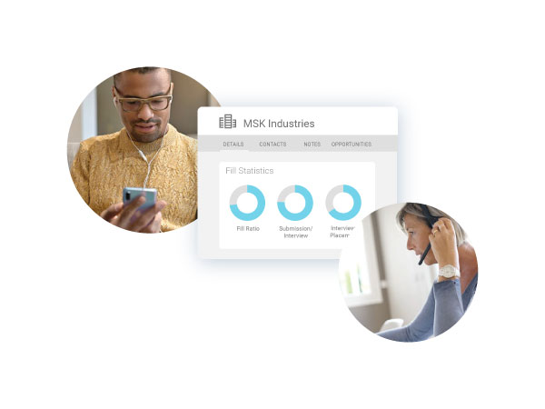 Sales reps and pie charts