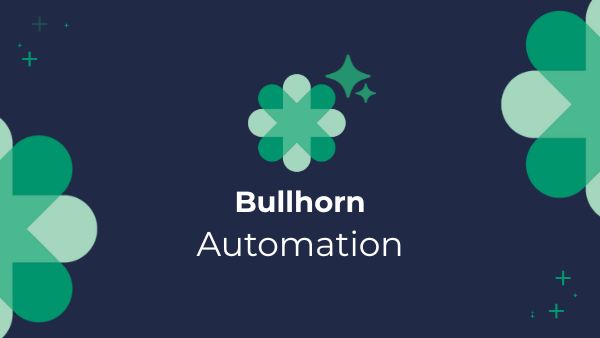 Logo Bullhorn Automation avec texte mettant en évidence une nouvelle approche de l'automatisation dans les logiciels de recrutement.
