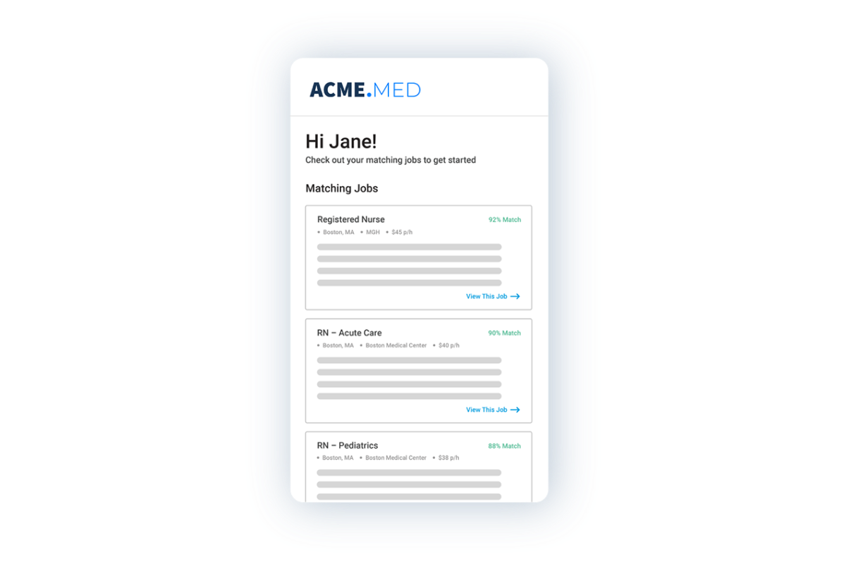 Image showcasing recruitment tools for medical staffing agencies.