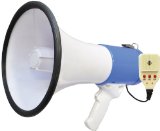 Pyle PMP59IR 50 Watts Professional Rechargeable Lithium Battery Megaphone with Talk and Siren/Aux In for All MP3/iPod Players